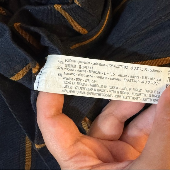 Zara Orange and Navy Blue Trousers with Stripes

#1131 - Picture 3 of 7